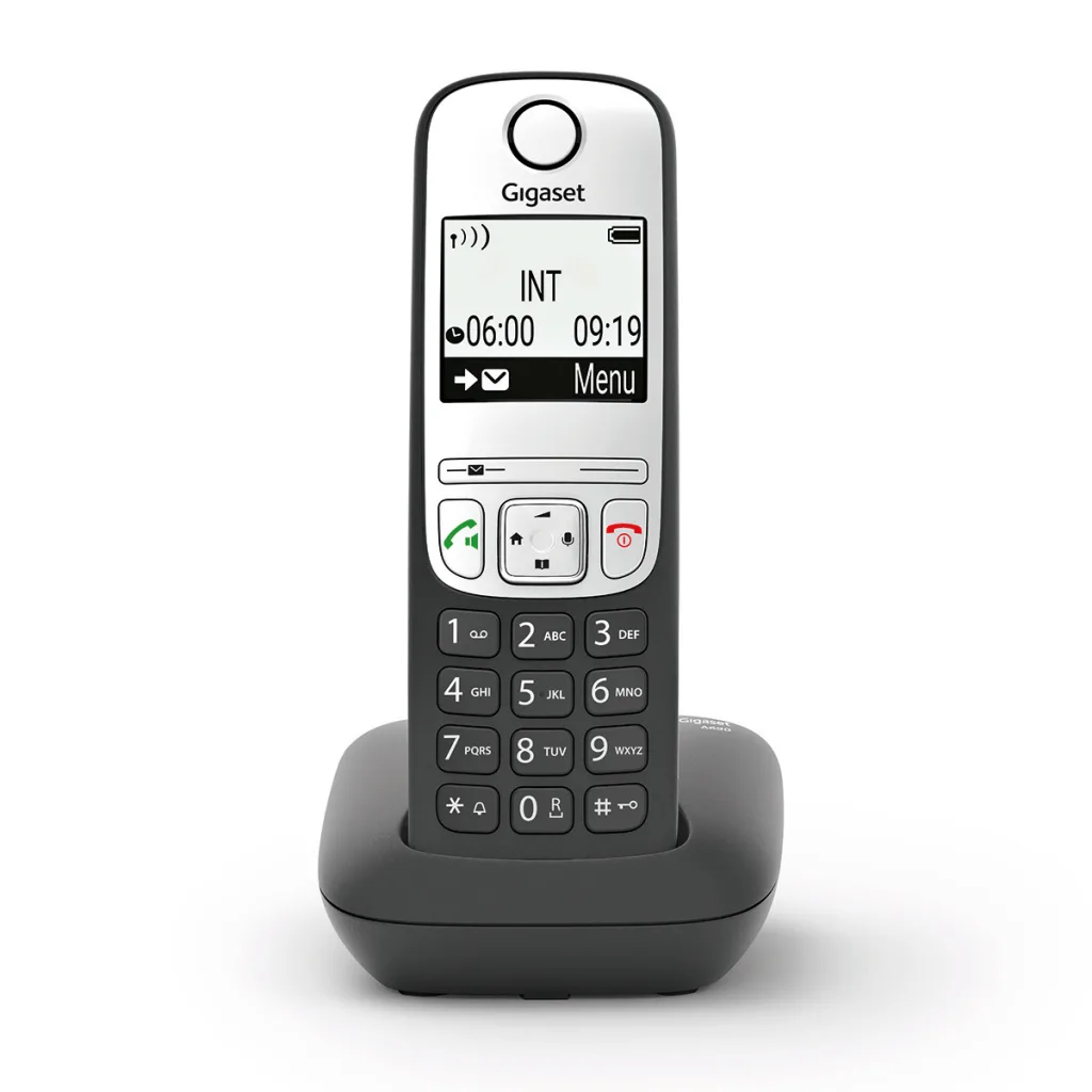 GIGASET A690, Dect Telefon, Siyah, 14 Saat Konuşma, 180 Saat Bekleme, 100 Kişilik Rehber