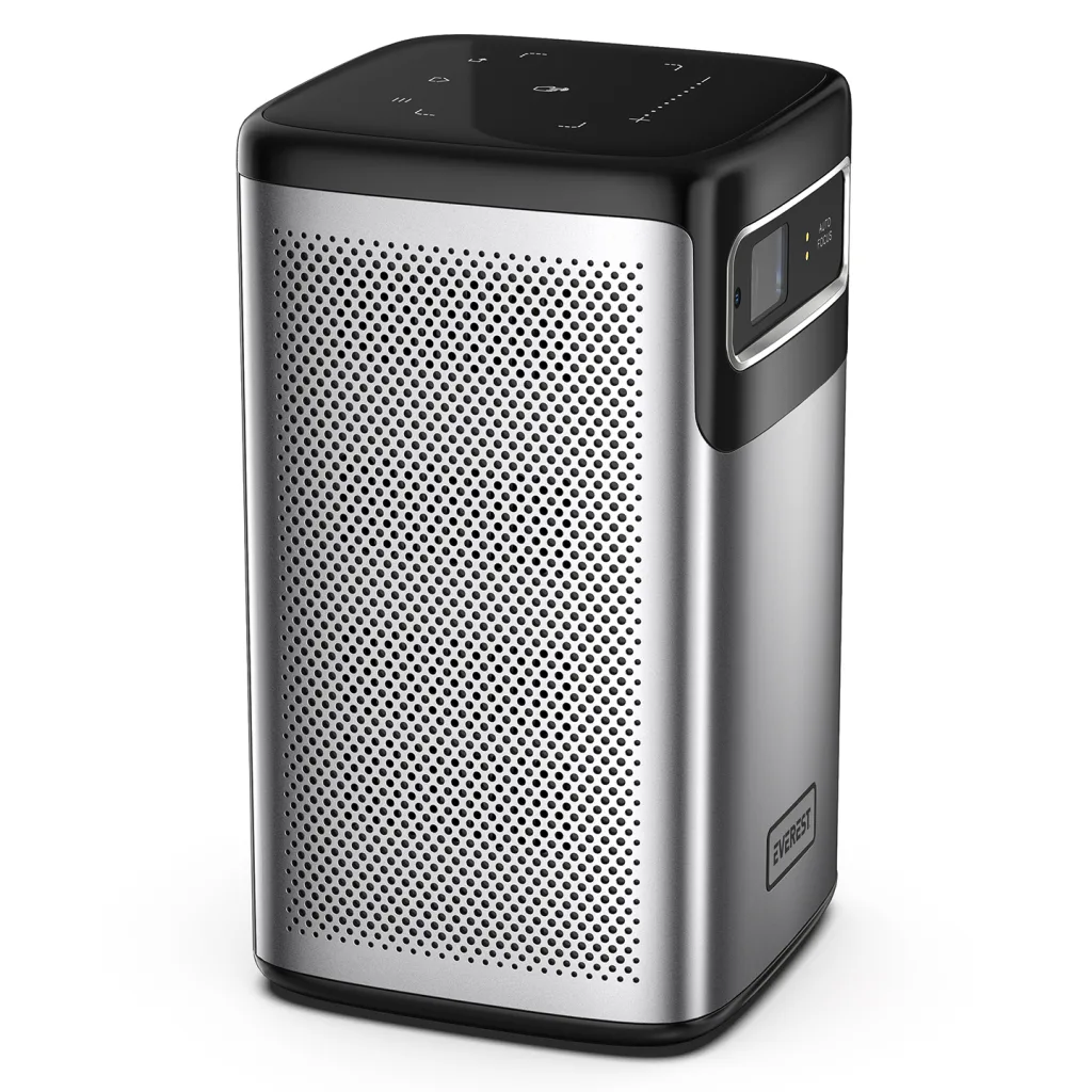 EVEREST PJ-DLP21, Gri, 5400 Lümen, 4K Destekli, 1xType-C, 1xHDMI, 1xUSB, WiFi, Bluetooth, 30.000 Saat Led Ömrü, 2x5W Spe