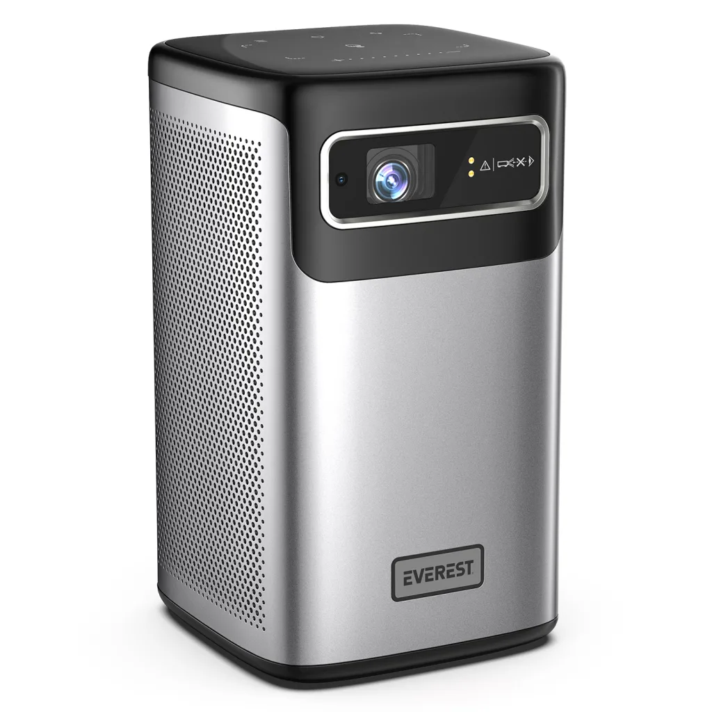 EVEREST PJ-DLP21, Gri, 5400 Lümen, 4K Destekli, 1xType-C, 1xHDMI, 1xUSB, WiFi, Bluetooth, 30.000 Saat Led Ömrü, 2x5W Spe