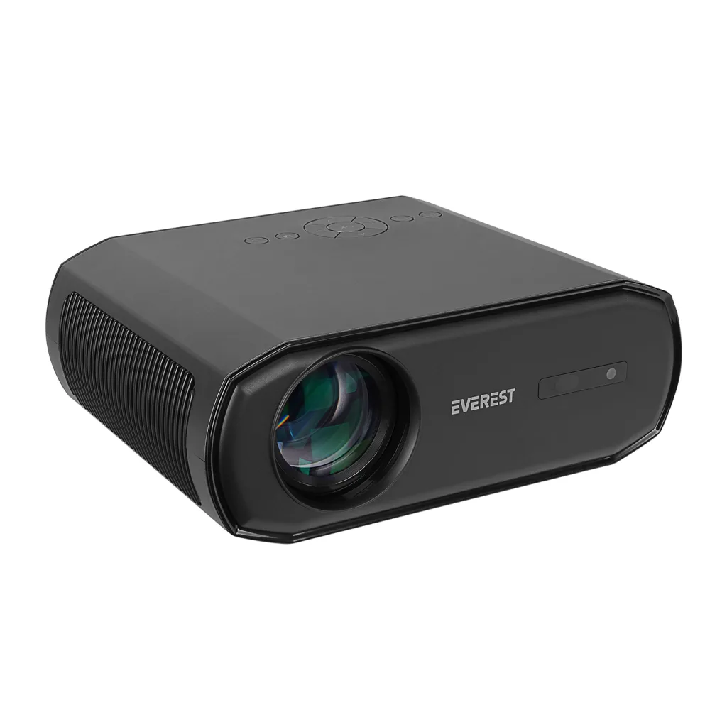 EVEREST PJ06, Siyah, 9800 Lümen, 1920X1080, 1xHDMI, 1xUSB, TF Soket, WiFi, 1xLAN, Bluetooth, 50.000 Saat Led Ömrü, 3W Sp