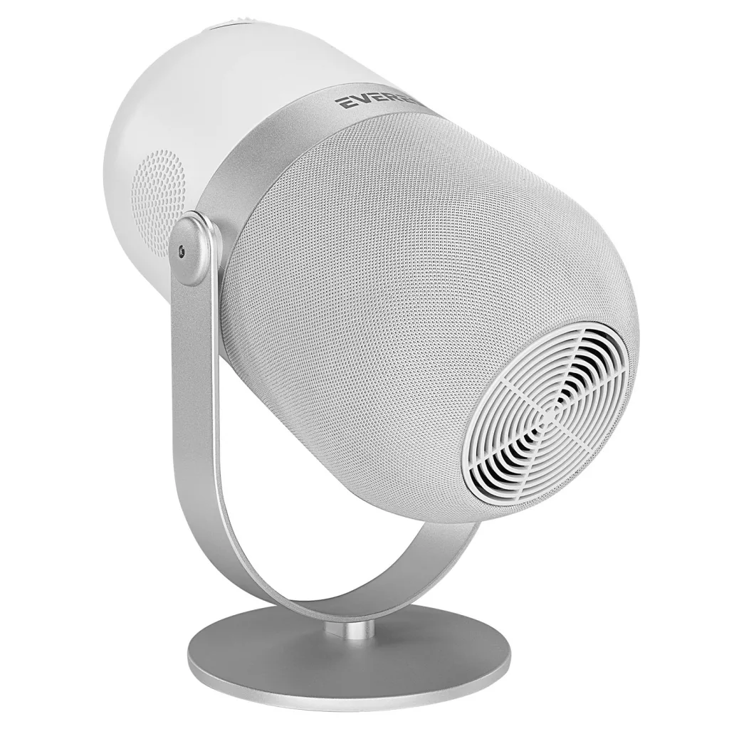EVEREST PJ09, Beyaz, 4500 Lümen, 1280X720, 1xType-C, 1xHDMI, 1xUSB, WiFi, Bluetooth, 50.000 Saat Led Ömrü, 3W Speaker, A