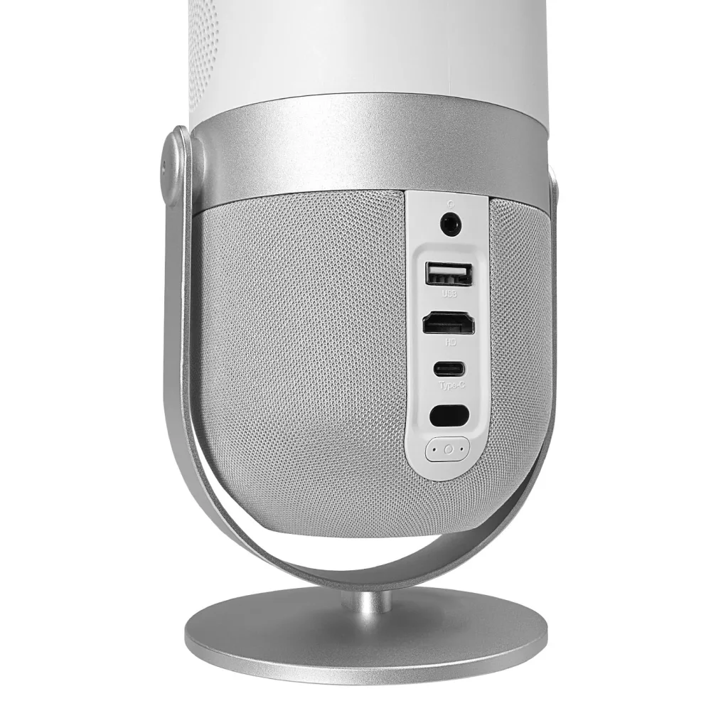 EVEREST PJ09, Beyaz, 4500 Lümen, 1280X720, 1xType-C, 1xHDMI, 1xUSB, WiFi, Bluetooth, 50.000 Saat Led Ömrü, 3W Speaker, A