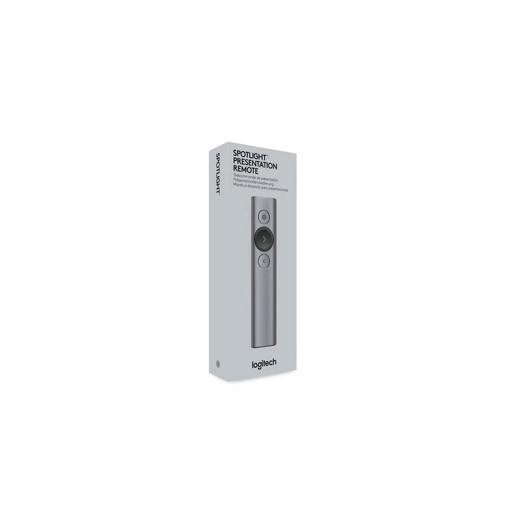 LOGITECH 910-004861, Spotlight Wireless Presenter, Sunum Cihazı (Gri)