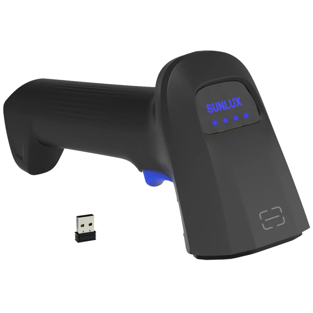 SUNLUX RW10, EL Tipi, Cmos, Kablosuz, Wi-Fi, Bluetooth, USB Bağlantı (Dongle), 2D Karekod, Barkod Okuyucu