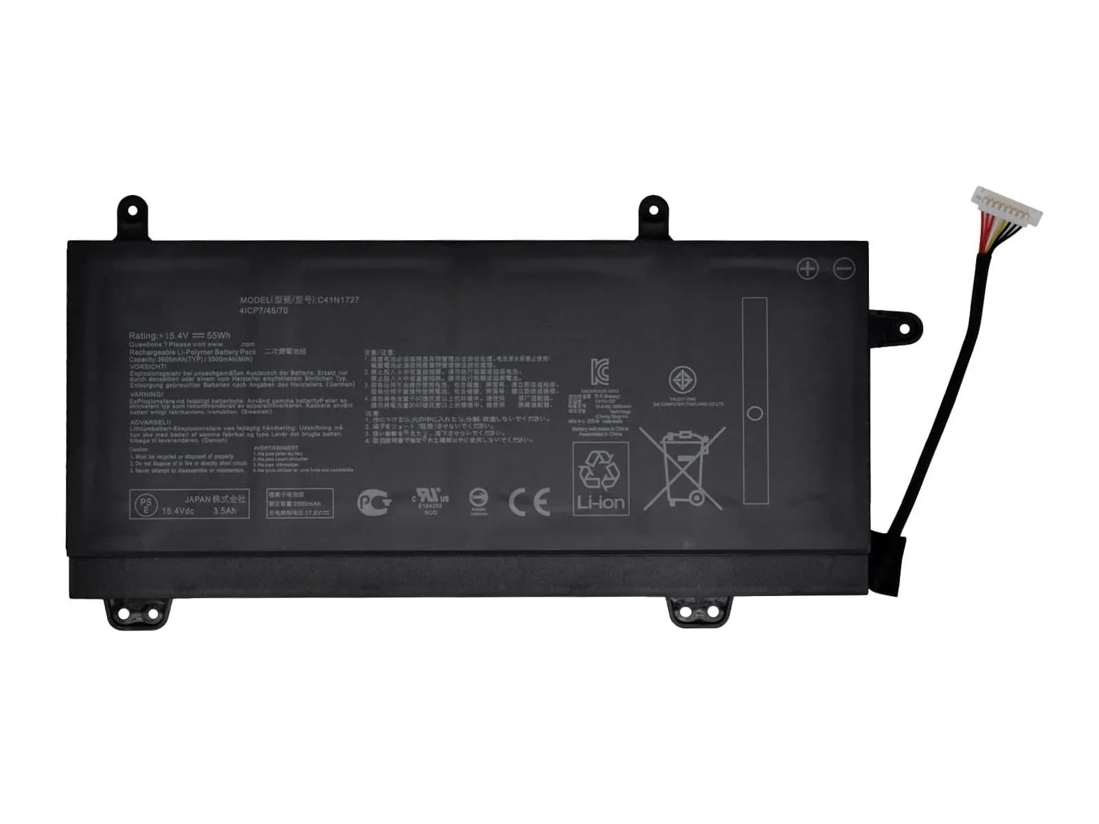 RETRO Asus GM501G, C41N1727 Notebook Bataryası