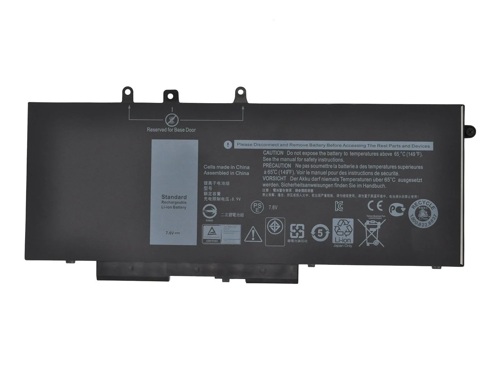 RETRO Dell Latitude E5480, E5580 Notebook Bataryası - 4 Cell