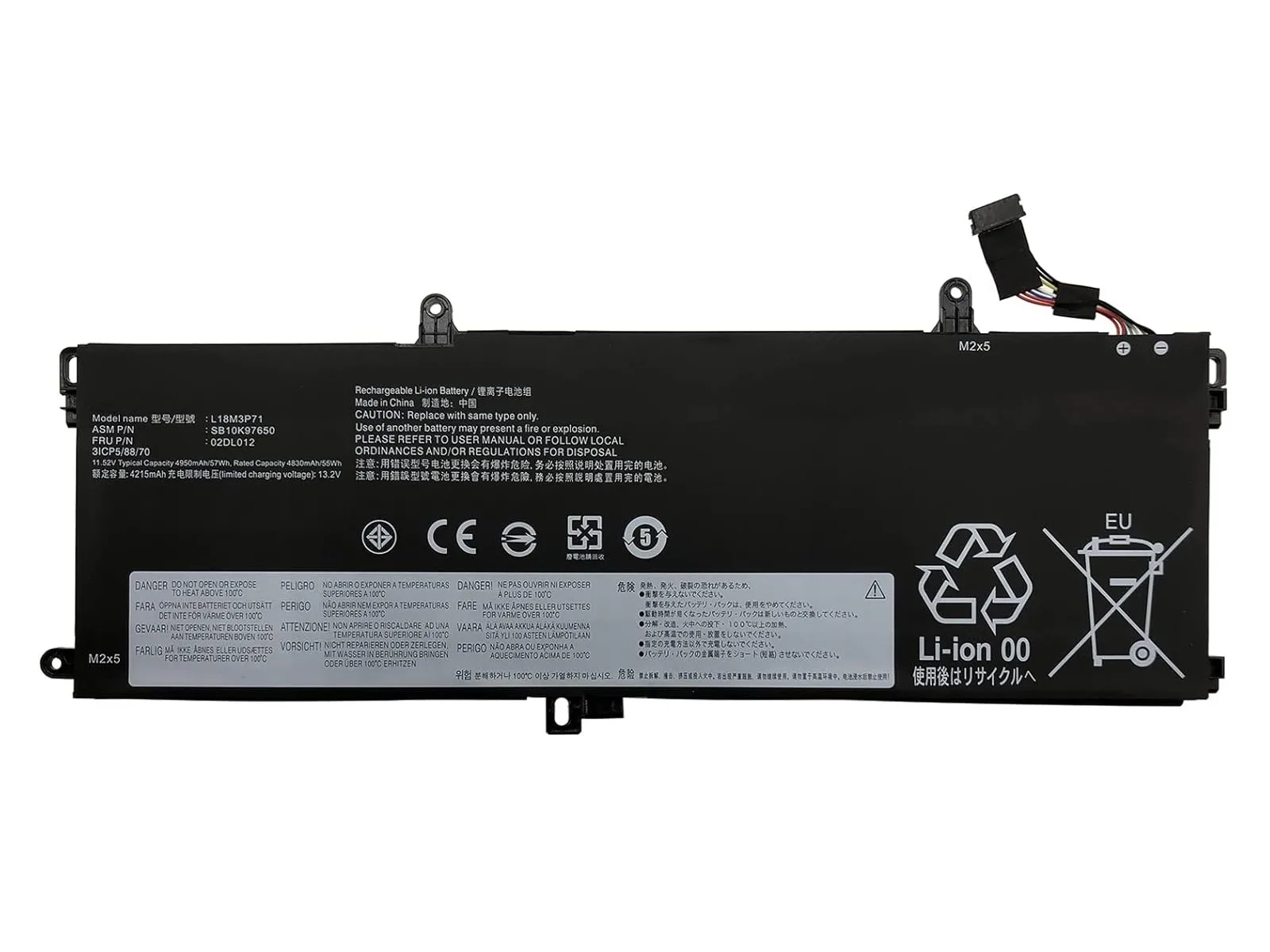 RETRO Lenovo ThinkPad T590, L18L3P71 Notebook Bataryası