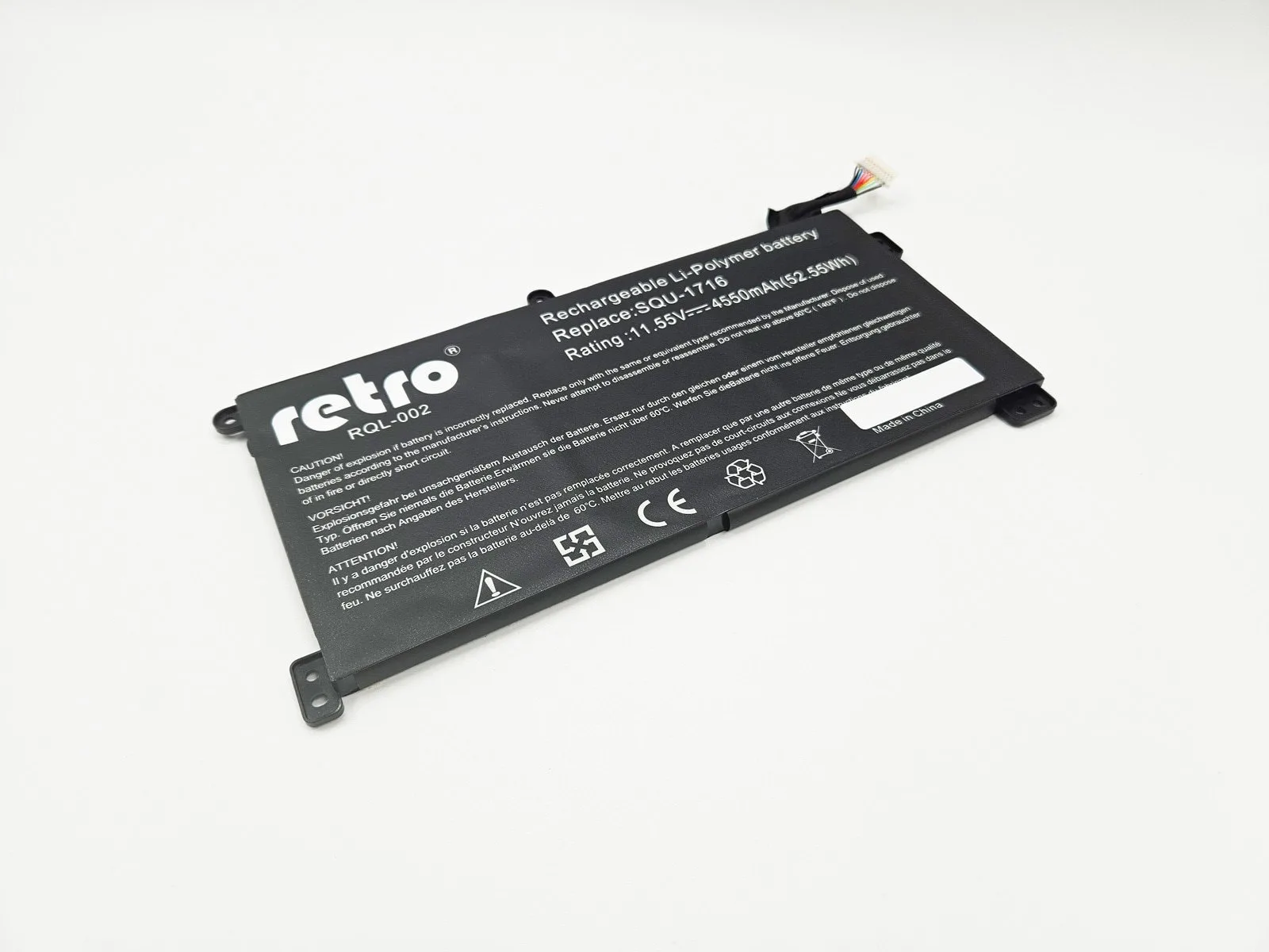 RETRO SQU-1716 Notebook Bataryası